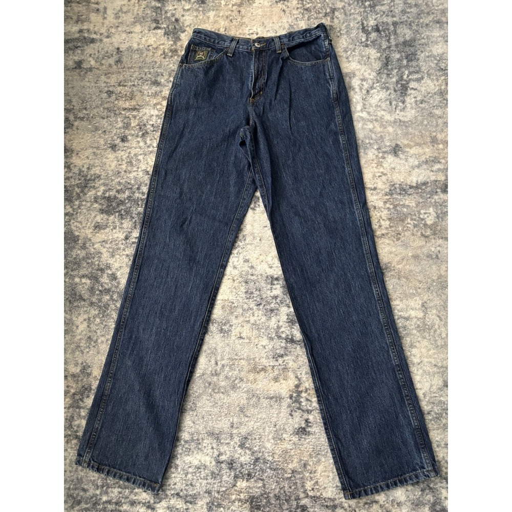 Cinch Up Green‎ Label Straight Jeans Mens 34X38 (32X37) Denim Dark Wash 5-Pocket